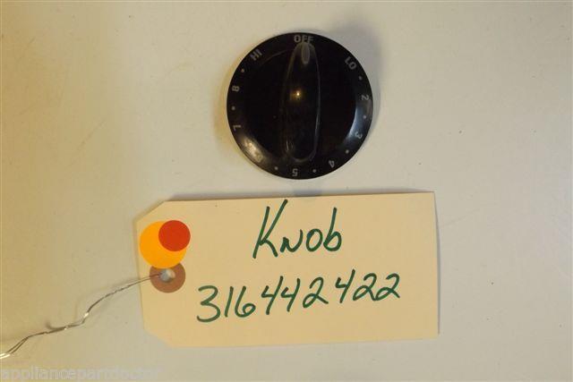 Kenmore STOVE 316442422 Knob used part Kenmore STOVE 316442422 Knob used part